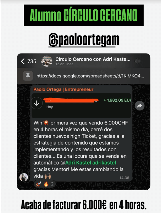 Alumno del círculo cercano